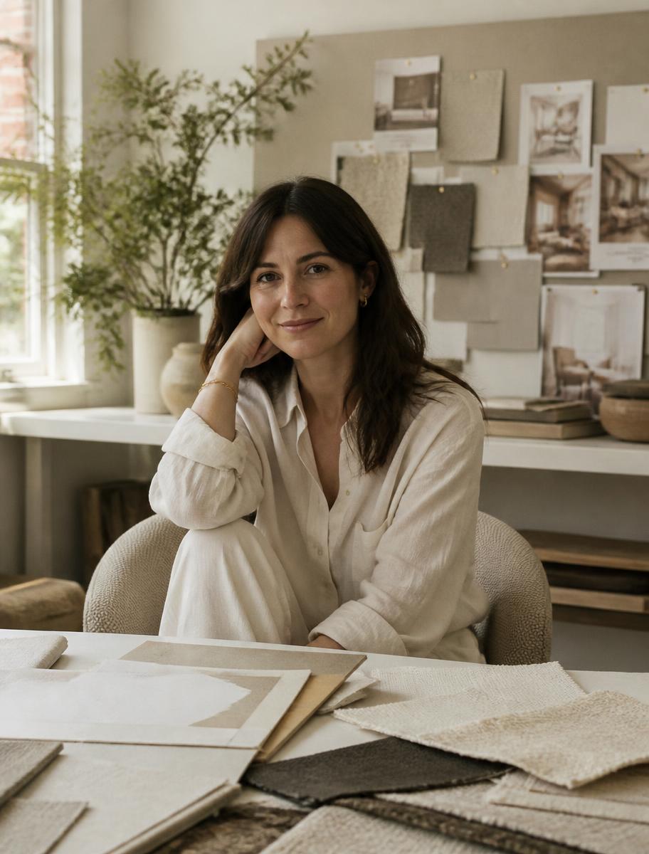 Portrait of Erica, interior designer at Snyder Atelier